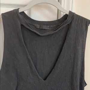 Truly Madly Deeply cut out tank top